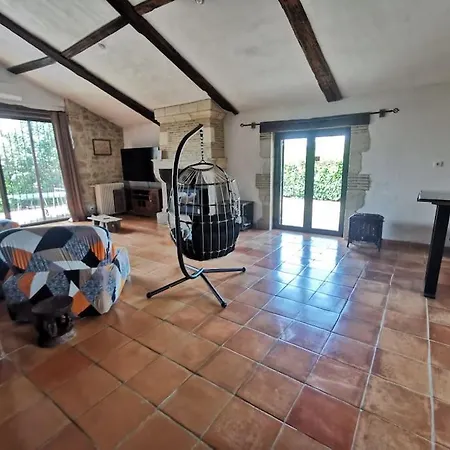Superbe Maison En Pierre Proche Bordeaux &piscine 10 Personnes * Saint-Martin-Petit